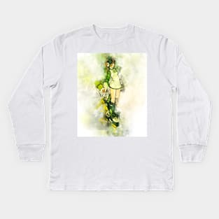 Jet Set Radio - Gum *watercolor* Kids Long Sleeve T-Shirt